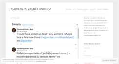 Desktop Screenshot of florenciavaldesandino.com