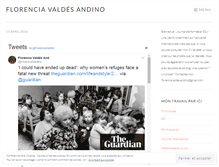 Tablet Screenshot of florenciavaldesandino.com